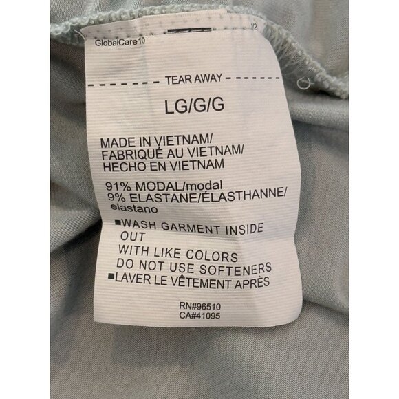 Under Armour L Sage Gray Cutout Back Long Sleeve Yoga Top - Picture 12 of 12